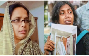 মায়ের লাশ শনাক্ত করতে ময়মনসিংহে চার বোন