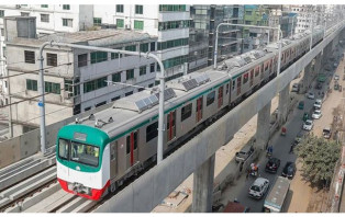 ২ ঘণ্টা পর মেট্রোরেল চলাচল শুরু 