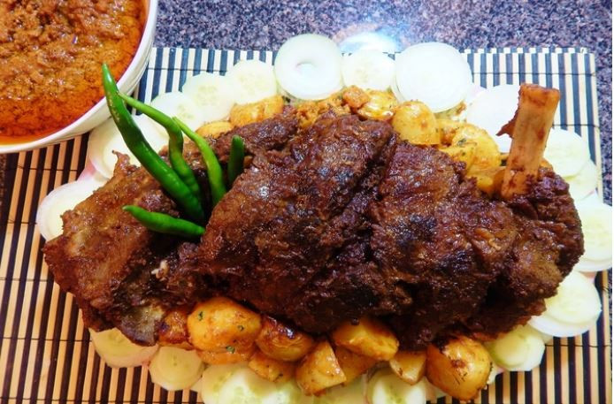 এরাবিয়ান হোল বিফ লেগ রোস্ট রেসিপি