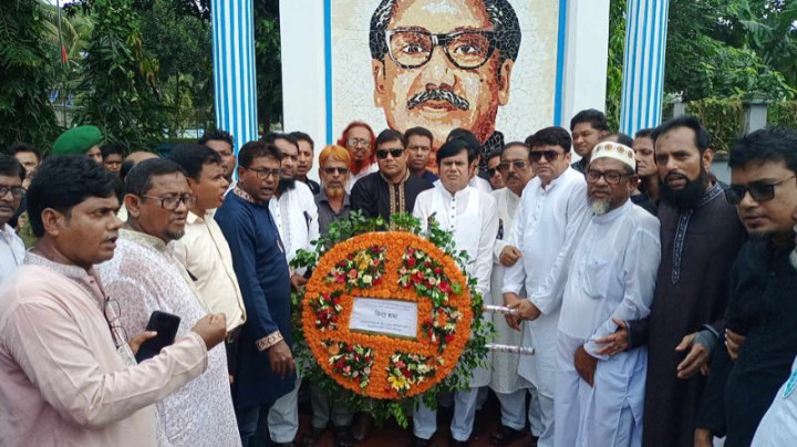 সালথায় বঙ্গবন্ধুর শাহাদাত বার্ষিকী পালিত
