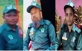 নিখোঁজের তিনদিন পর ৩ বনপ্রহরী উদ্ধার