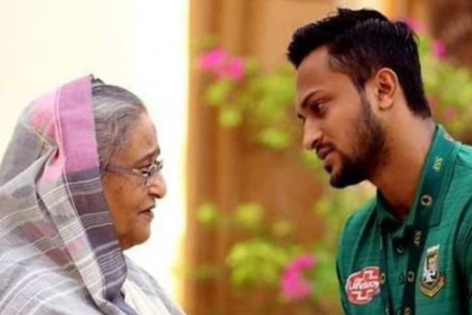 প্রধানমন্ত্রীর সঙ্গে সাক্ষাৎ করলেন সাকিব