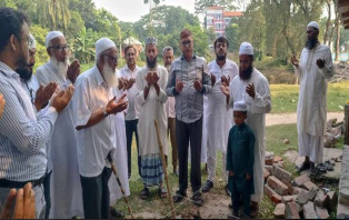 চরভদ্রাসন উপজেলার সরকারি কলেজের নতুন মসজিদের ভিত্তি প্রস্তর স্থাপন 
