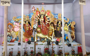 সদরপুরে ধুমধামের সাথে অনুষ্ঠিত হচ্ছে শারদীয় উৎসব দুর্গাপূজা