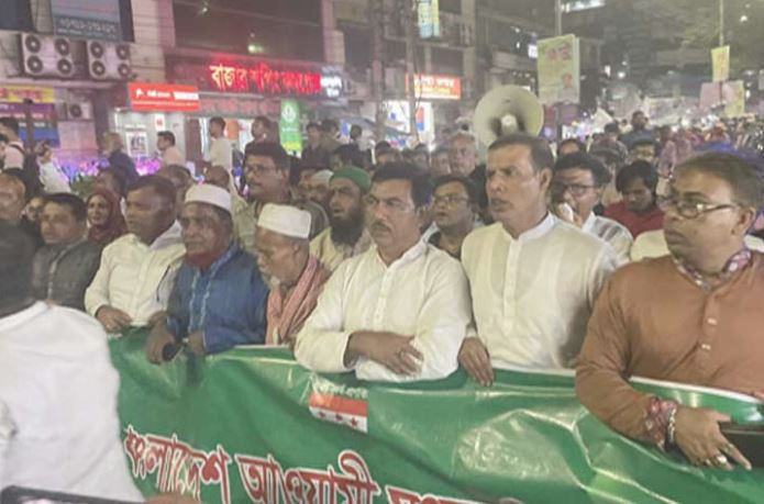 তফসিলকে স্বাগত জানিয়ে আ.লীগের আনন্দ মিছিল