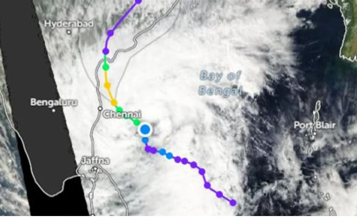 ভারতে ঘূর্ণিঝড় মিগজাউমের প্রভাব, আঘাত হানতে পারে কাল