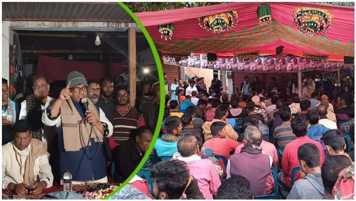 ফরিদপুর-১ আসনে স্বতন্ত্র প্রার্থী দোলনের সমর্থনে একাট্টা মধুখালী আ.লীগের নেতাকর্মীরা