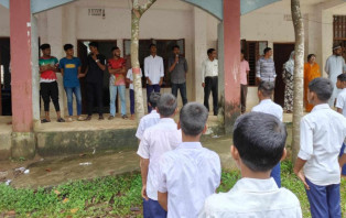 বিশ্বম্ভরপুরে বৈষম্য বিরোধী আন্দোলনের ২ মাস পূর্তিতে শহীদী মার্চ পালন