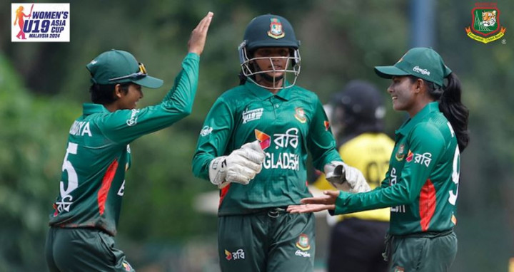 অনূর্ধ্ব-১৯ নারী এশিয়া কাপে সুপার ফোরে বাংলাদেশ