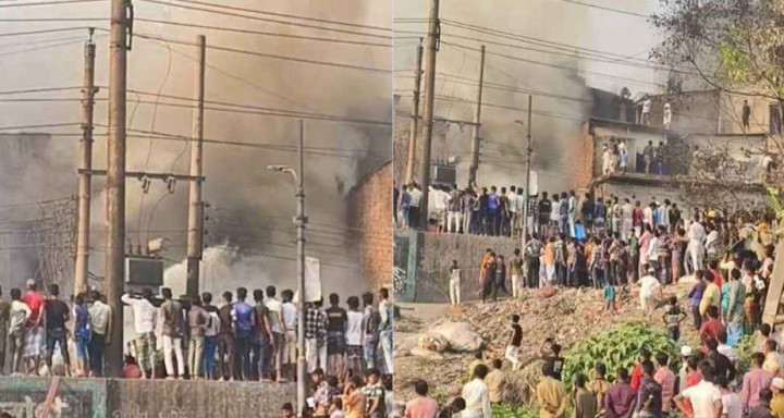 রাজধানীর ইসলামবাগে আগুন, নিয়ন্ত্রণে ৮ ইউনিট