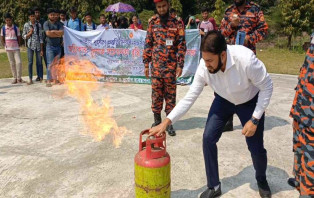 সালথায় জাতীয় দুর্যোগ প্রস্তুতি দিবস পালিত