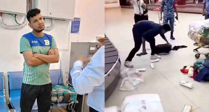 বিমানবন্দরে লাগেজ ছুড়ে ফেলা সেই যুবক সম্পর্কে যা জানা গেল