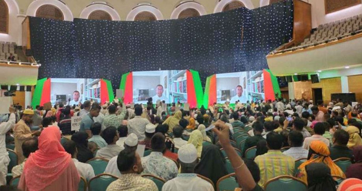 জুলাই অভ্যুত্থানের বর্ষপূর্তিতে বিএনপির সভা, উদ্বোধন করলেন তারেক রহমান
