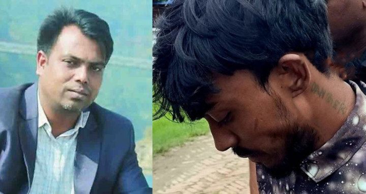 সাংবাদিক তুহিন হত্যার আসামি স্বাধীনের ঘাড়ে ‘বিস্ময়কর ট্যাটু’!