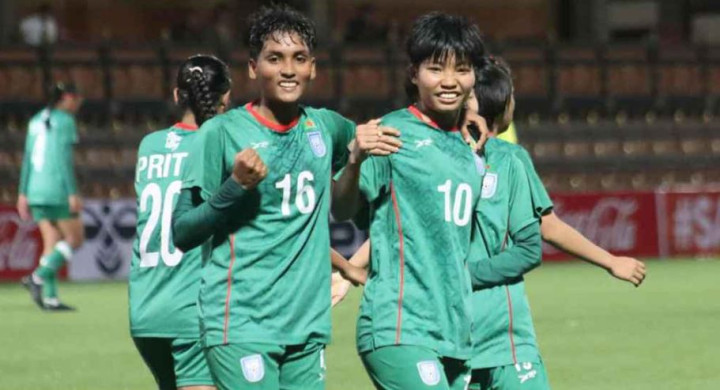 সাফ অ-১৭ নারী ফুটবল, নেপালকে ৩ গোলে হারাল বাংলাদেশ