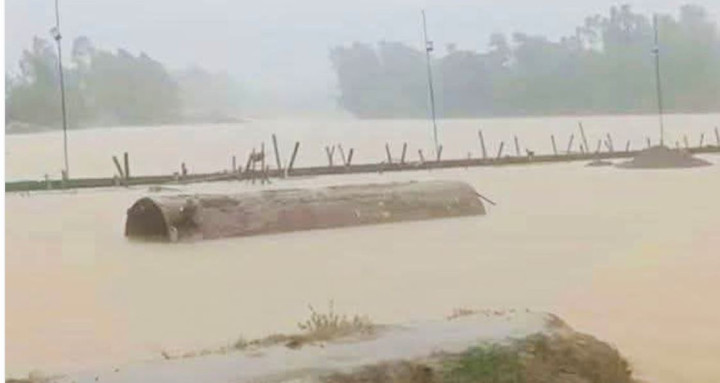 পাহাড়ি ঢলে দুই উপজেলার নিম্নাঞ্চল প্লাবিত