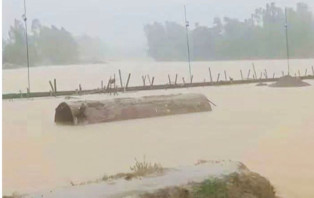 পাহাড়ি ঢলে দুই উপজেলার নিম্নাঞ্চল প্লাবিত