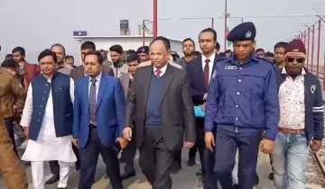 ফরিদপুরে নতুন রেল স্টেশন পরিদর্শনে রেল মন্ত্রী