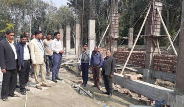 সালথায় উন্নয়ন কাজ পরিদর্শণ করলেন উপজেলা চেয়ারম্যান ও ইউএনও