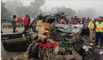 ঘন কুয়াশায় ফরিদপুরে সড়ক দুর্ঘটনায় নিহত ৬